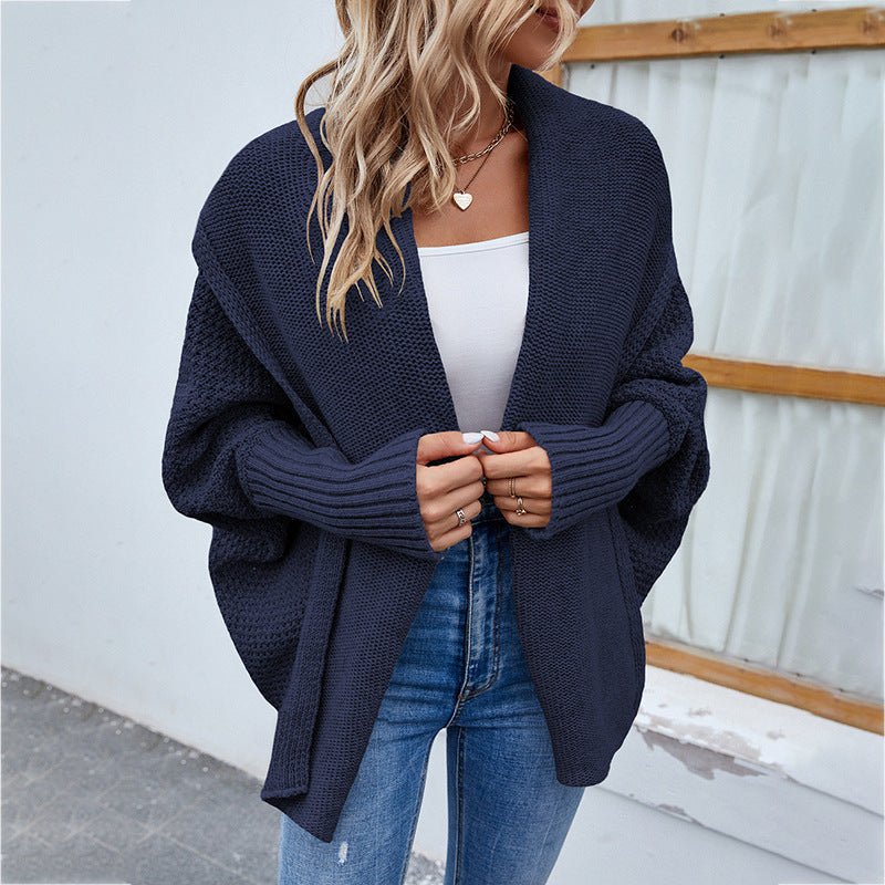 Oversized Batwing Knit Cardigan