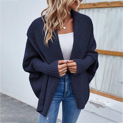 Oversized Batwing Knit Cardigan