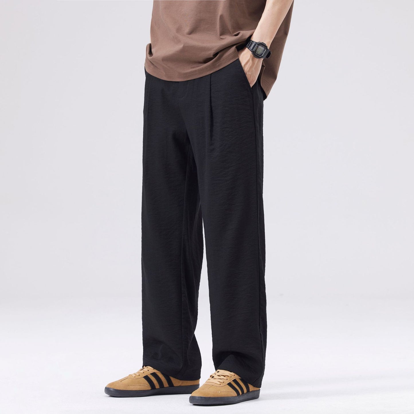 Men's Version Wide Leg Casual Trousers