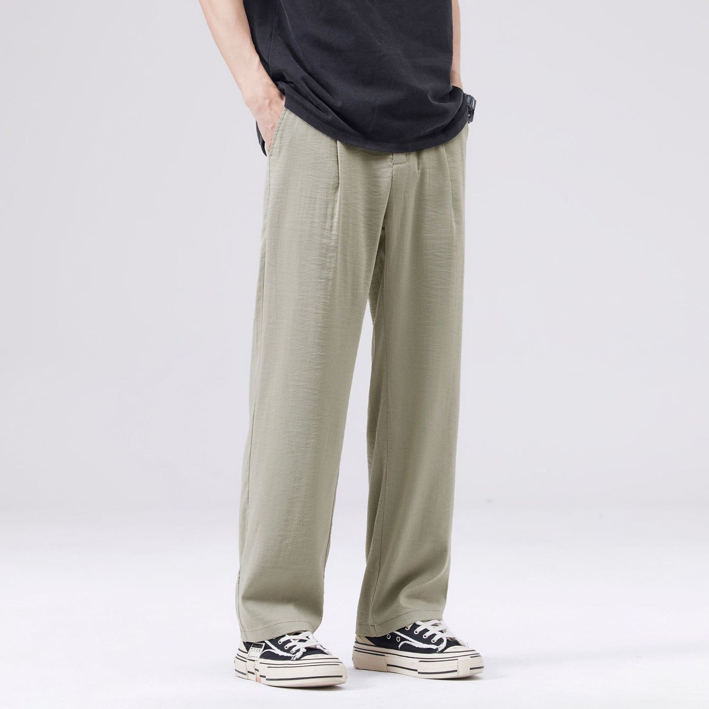 Men's Version Wide Leg Casual Trousers