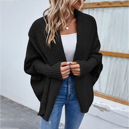 Oversized Batwing Knit Cardigan